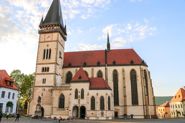 Sights of the old town of Bardejov in Slovakia.