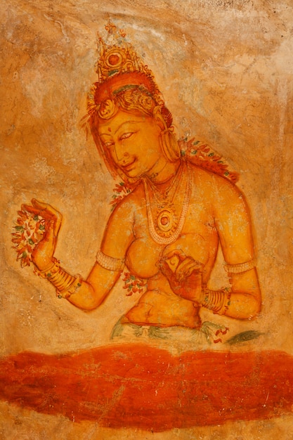 Sigiriya-fresco's