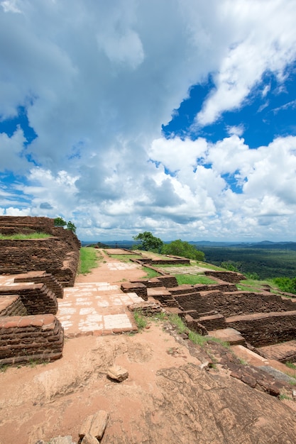 Sigiriya Lion Rock Fortress in Sri Lanka