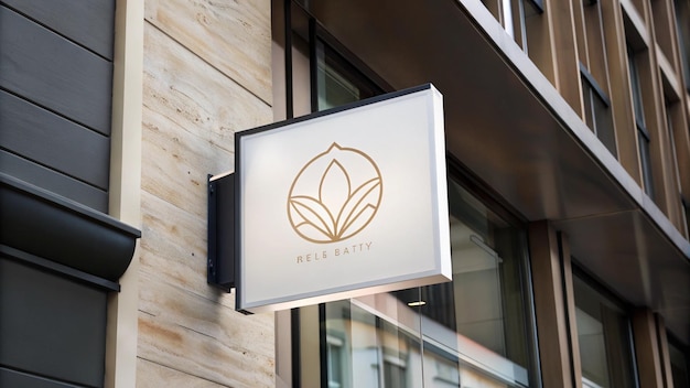 a sign for the community center