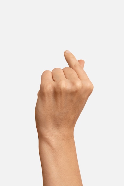 Sign language hand gesture