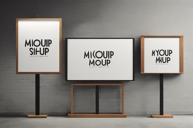 Sign mockups