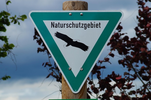 Sign for a nature reserve