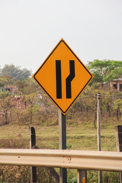 sign road way