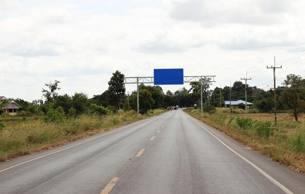 sign on the road