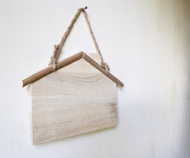 sign shaped house hang wall