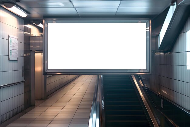 a sign that is on an escalator that says  escalator