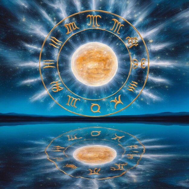 Foto un cartello che dice astrologico e astrologico è in fondo