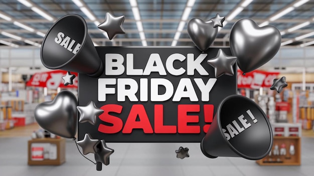 a sign that says black friday sale
