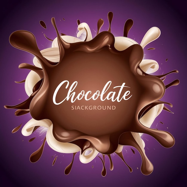 a sign that says chocolate on it