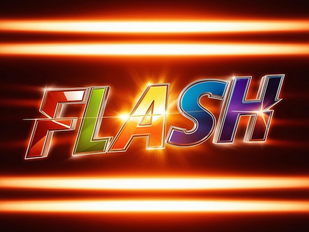 a sign that says flash on it