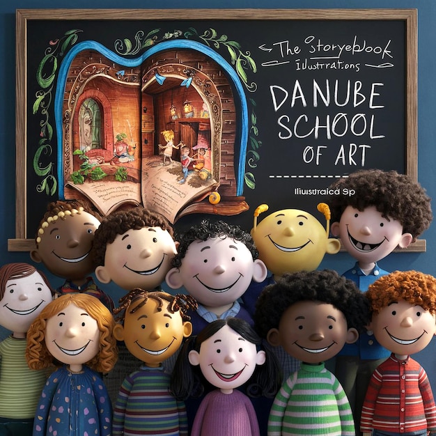 a sign that says the story of the story of art school
