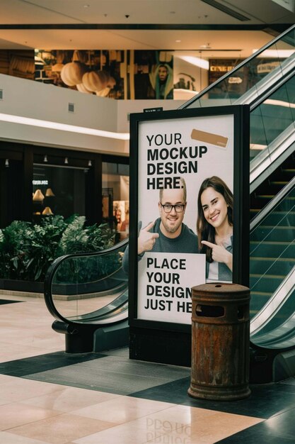 Photo a sign that says quot your design design design design here quot