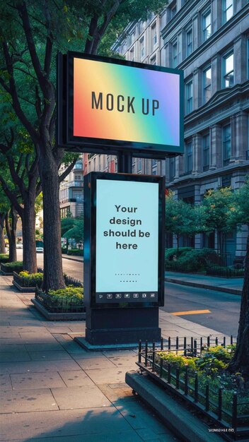 a sign for your upload is displayed on a street corner