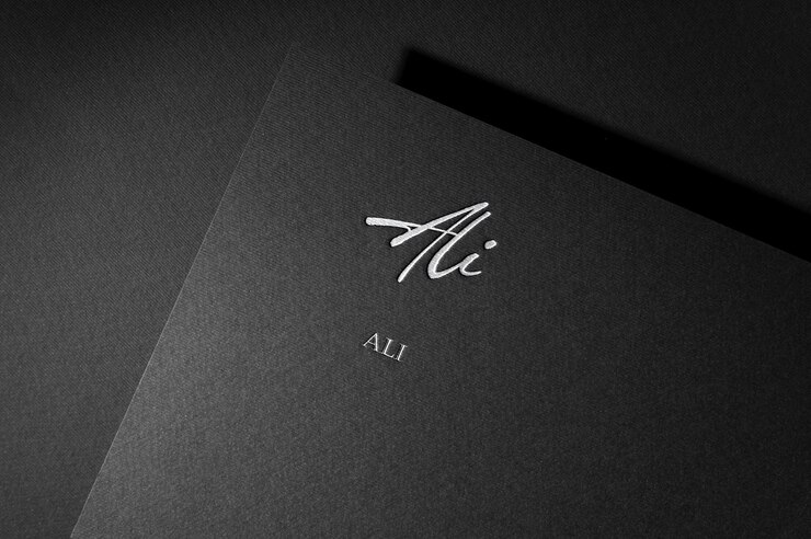 Photo signature name logo