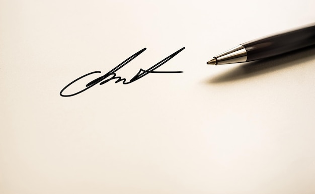 Signature and penbusiness