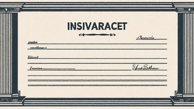 Photo signing an affidavit of insurable interest