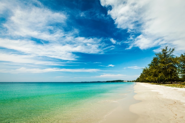 Sihanoukville strand, Cambodja