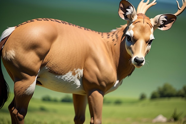 シカの森 野生動物 絶滅危惧動物 鹿の壁紙 背景画像