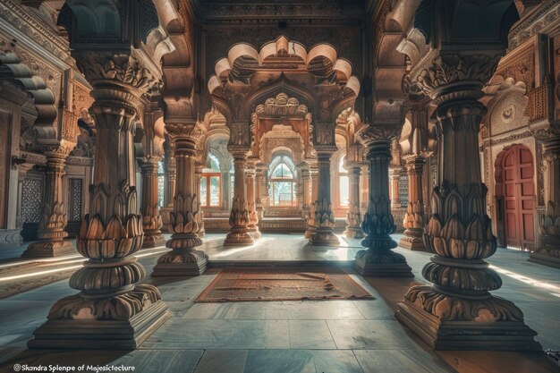 Photo sikandra splendor a panoramic glimpse of majestic architecture