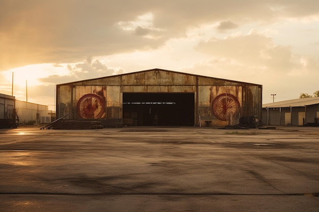 Silent field archery range in an arena