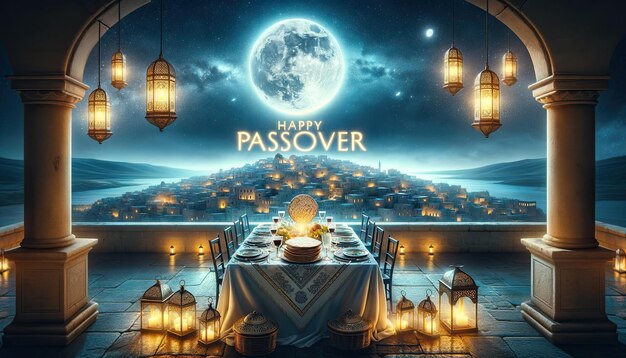 Silent Night Passover Rooftop Seder Overlooking Ancient City