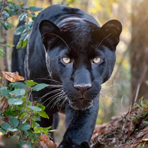 Тихая сила Сильная Черная Пантера правит в джунглях