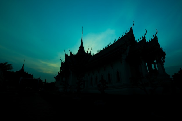 Silhouette Sanphet Prasat Palace