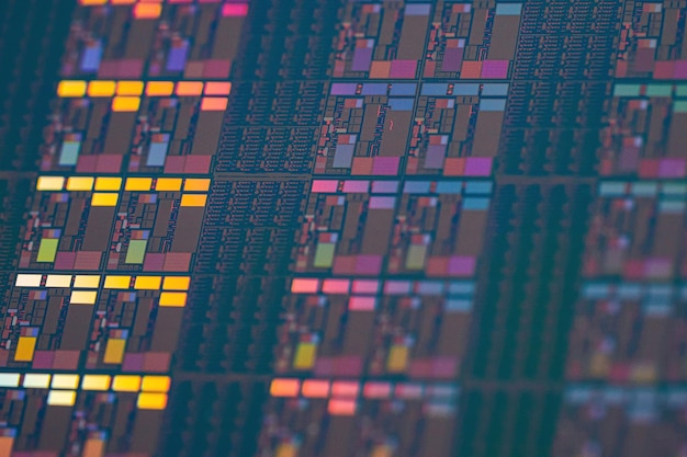 Siliciumwafer voor de vervaardiging van halfgeleiders van geïntegreerde schakelingen