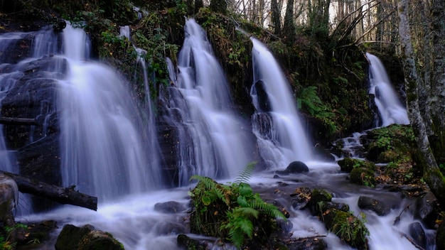 Silk effect waterfall