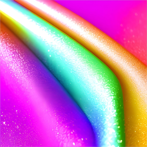 Silk fabric background with rainbow texture glitter sparkles