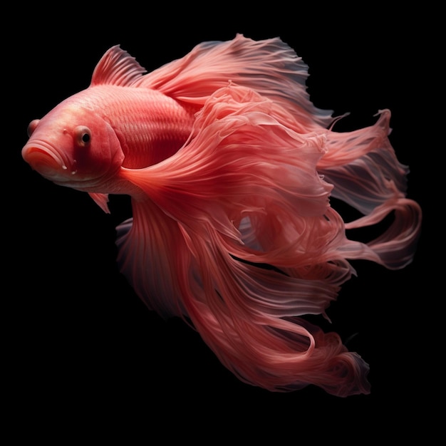 silk fishCGIlong silk betta