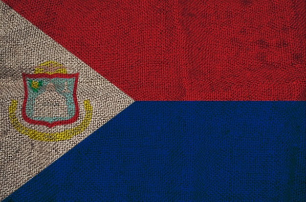 Silk flag of Sint Maarten