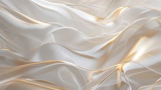Silk satin cream champagne beige white fabric cloth Banner background design