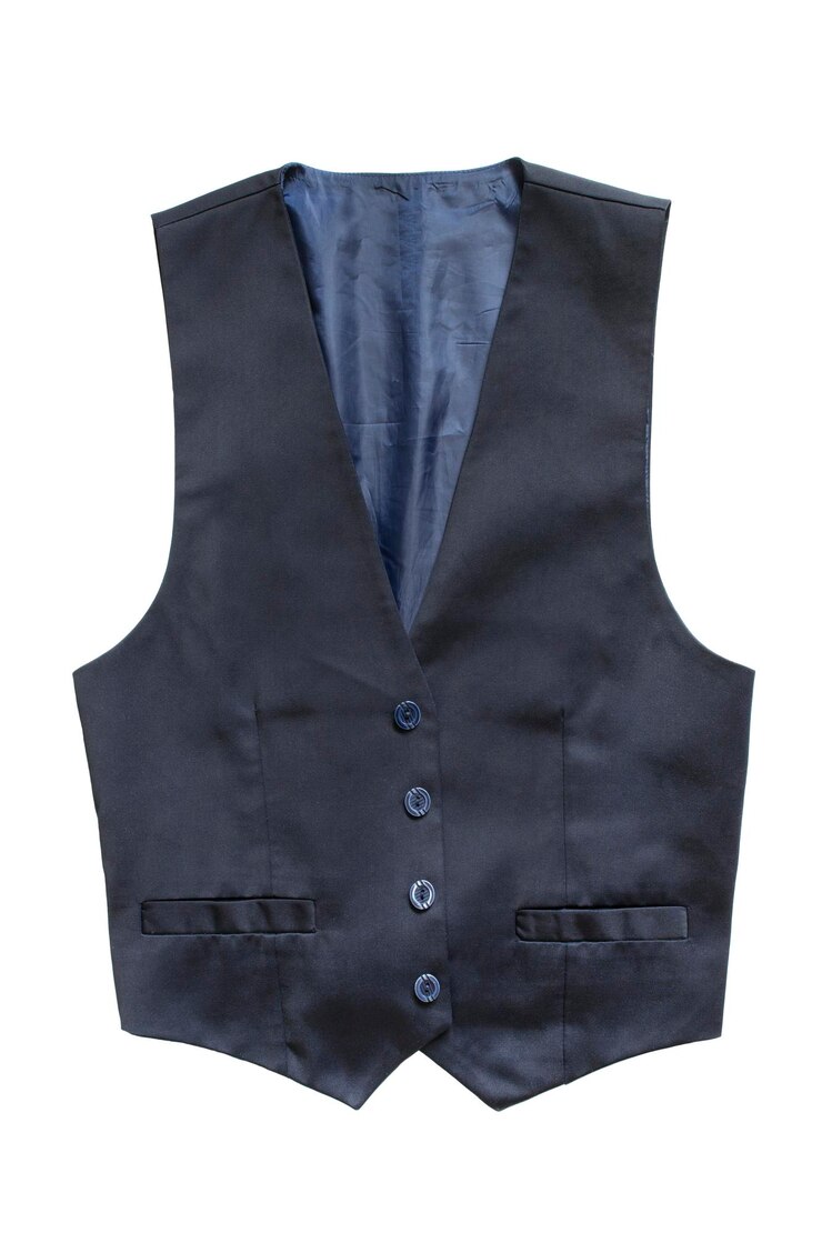 Photo silk waistcoat isolated