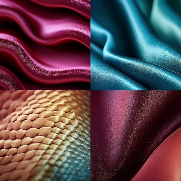 Silken Symphony A Macro Exploration of Smooth Fabric