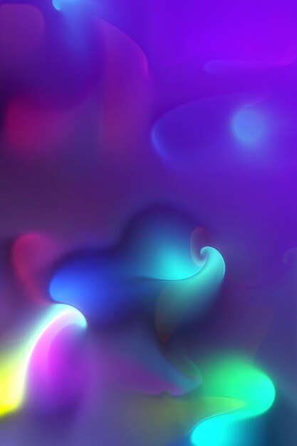 Silky purple flowing lights unreal abstract art background to make eye catching banner cover