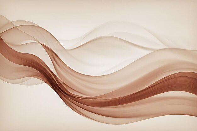 Photo silky waves on abstract art design background