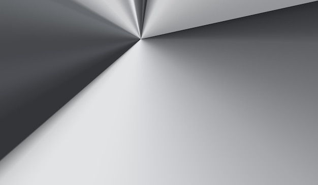 Silver 3D effect abstract background