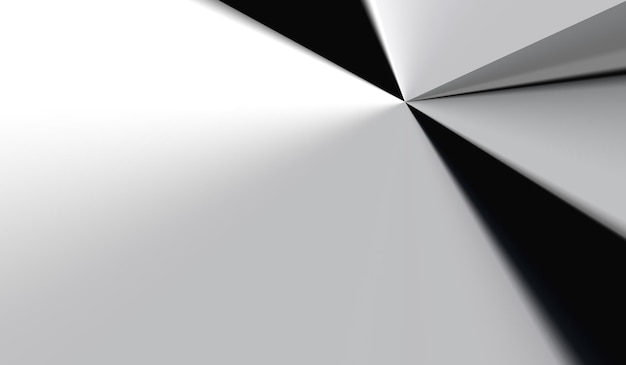 Silver 3D effect abstract background