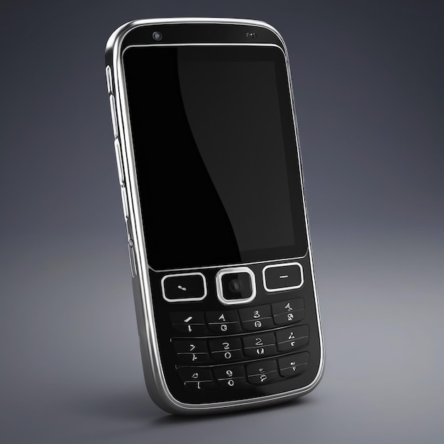 a silver and black phone