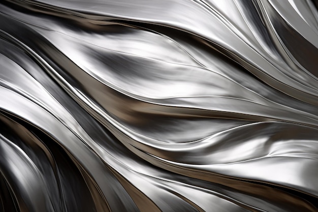 銀と茶色のテクスチャーを持つ銀と茶色の抽象的な背景。