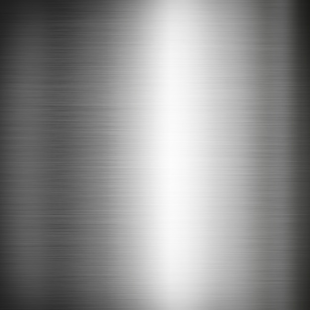 Photo silver brushed metal background texture