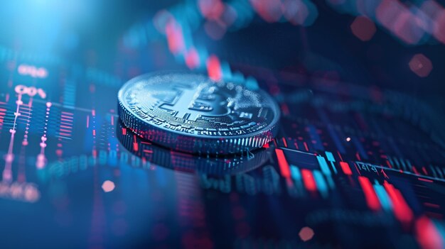 銀の硬貨にユーロという文字が刻まれている