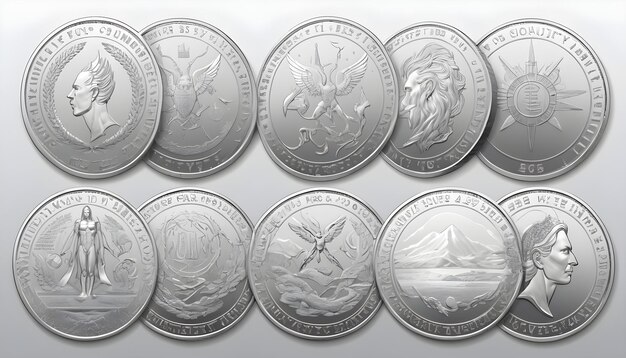 Photo silver coin