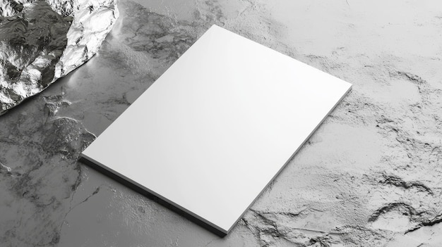 Silver Creative Blank Sheet Design Template