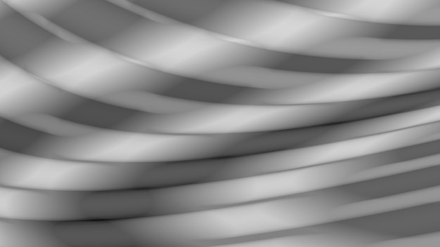 Silver curved lines on a black background