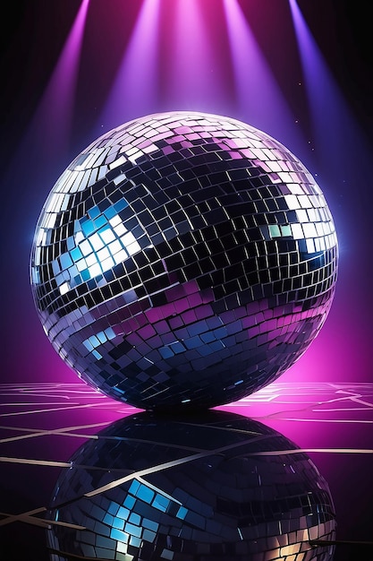 Foto silver disco ball elegance music show riflessioni