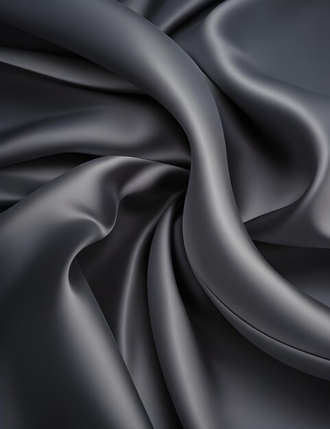 Silver elegant and beautiful wavy satin silk luxury fabric texture background abstract backgroun