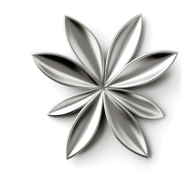Silver Flower illustration tulip clip art sketch flower white background